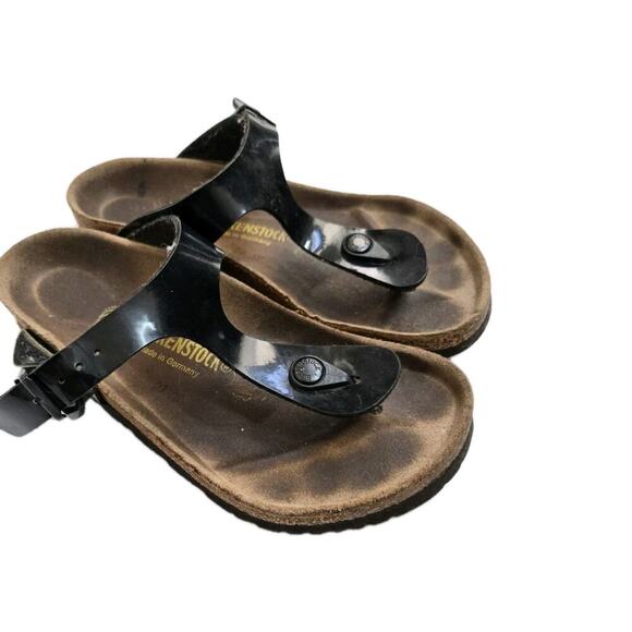 Birkenstock Womens Gizeh Sandal Black Regular 245 Sz 38 US 7 - Picture 2 of 9